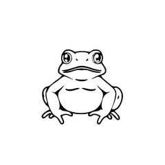 Obraz premium Halloween – Spooky Creatures & Characters (BW Outline) – toad simple outline minimal