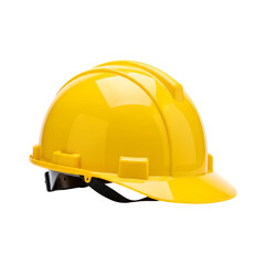 Vibrant yellow hard hat essential safety gear for construction workers and industrial sites ensuring head protection and compliance with industry standards.