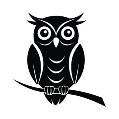 Owl bird vector illustration