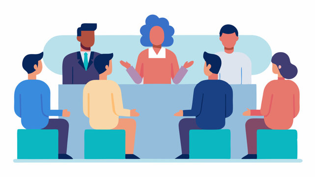 A diverse panel discussion with industry experts sharing experiences and best practices in a professional development seminar.