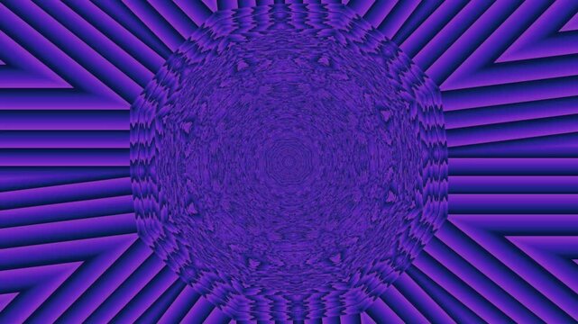 A purple kaleidoscope pattern with an octagonal shape in the center