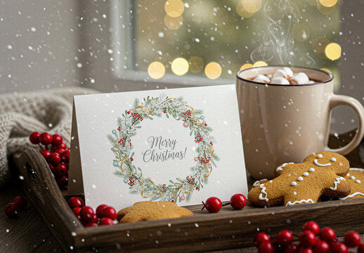 Christmas Card Mockup