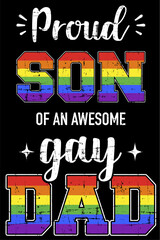 LGBTQ+ Gay Lesbian Rainbow Flag