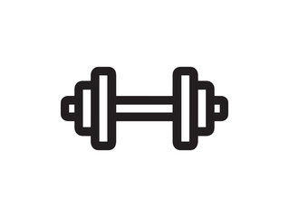 Clean Minimalist Fitness Icon Vector Style
