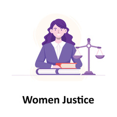  Women Justice Vector Illustration Which can easily edit or modify