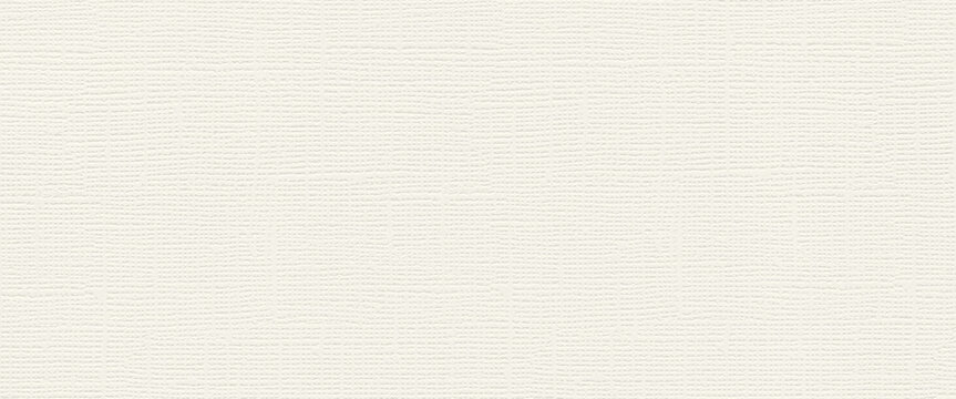 Paper canvas fabric background. Cream white surface mockup for design, text, banner. Watercolor rough texture, real pattern. Natural material template. Empty overlay sheet with copy space