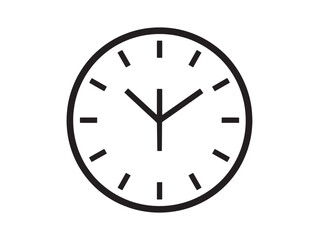 Elegant Business Time Icon Minimal Design