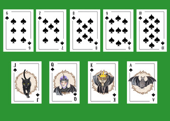 Halloween Playing Cards poker  Deck