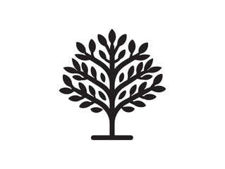 Fototapeta premium Modern Chart Tree Icon Graphic Art