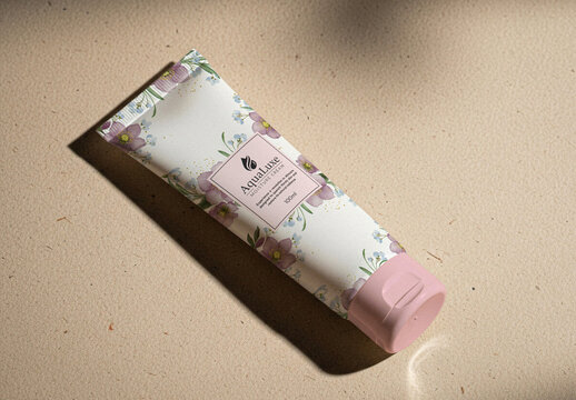 Soft Tube Bottle Mockup