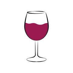 Glass Of Wine Doodle