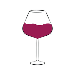 Glass Of Wine Doodle
