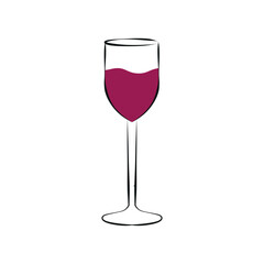 Glass Of Wine Doodle