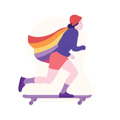  Sportswoman Vector Illustration Which can easily edit or modify