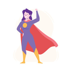Superwoman Vector Illustration Which can easily edit or modifySuperwoman Vector Illustration Which can easily edit or modify