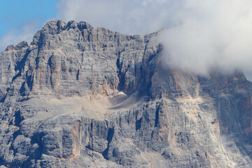 From Nuvolau’s edge, the peaks rise like stone cathedrals, etched in wind and light