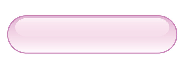 A soft pink button isolated on white background, ideal for feminine designs, gentle interfaces, or any project requiring a subtle calltoaction element