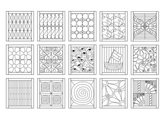 heart gate design on white background illustration vector