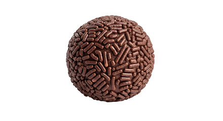 Delicious round candy covered in chocolate sprinkles, perfect for celebrations and a sweet indulgence.