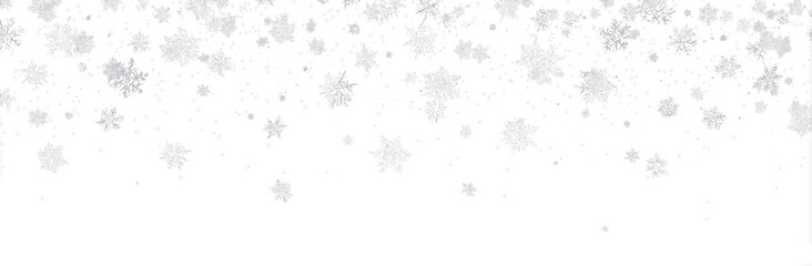 png holiday greeting card with snowflakes and festive decorative frame