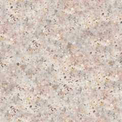 Granite stone texture painted with gray-beige watercolors. Natural abstract watercolor background. Seamless stone pattern.