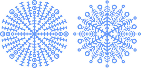 snowflake vector background illustration