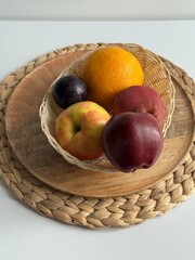 Healthy Lifestyle Concept — Red Apples Still Life