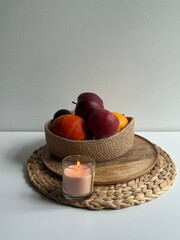 Healthy Lifestyle Concept — Red Apples Still Life