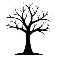 tree silhouette vector
