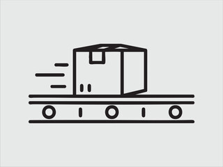 vector illustration of a box with lid