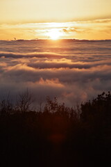 雲海からのぼる朝日