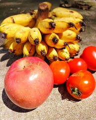 Natural vegan food from earth