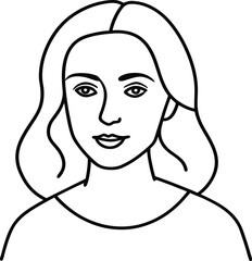vector illustration of a woman