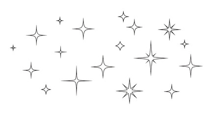 Abstract starry night sky with celestial sparkles and cosmic dust imagery perfect for digital art and design