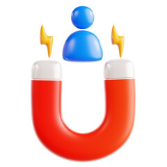 User Attraction 3D Icon