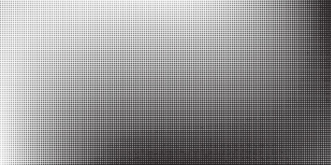 Black-white gradient halftone dots background. Pop art in vector illustration for your creative design