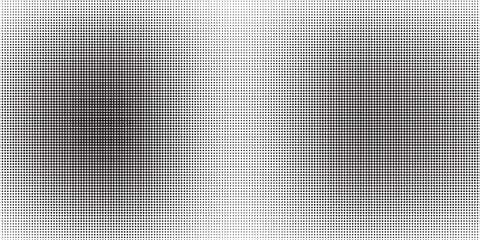 Black-white gradient halftone dots background. Pop art in vector illustration for your creative design