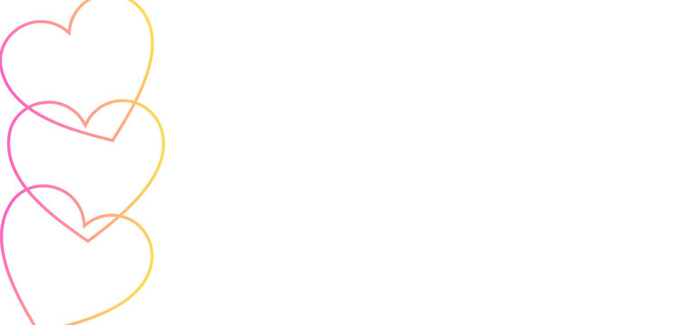 abstract background with hearts