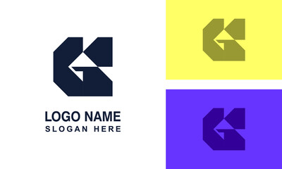 Modern G abstract logo for business