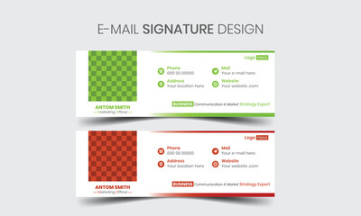 Corporate E-mail Signature Design