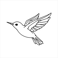 High Quality Scalable Flying Bird Illustration Vector Set, Featuring Vibrant Dynamic Elements in a Flat Design for Nature and Freedom Digital Content.