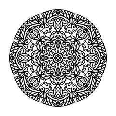 mandala line art 