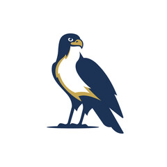 falcon abstract logo modern style