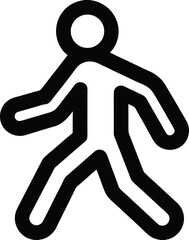 running man silhouette