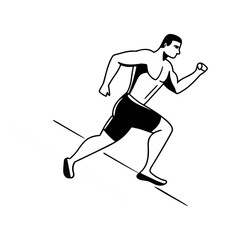 Adorable cartoon girl with dark hair in a bun and a friendly smile