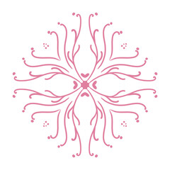 abstract background with pink flowers