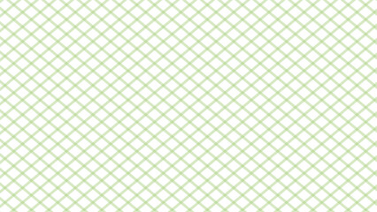 Diagonal green checkered plaid in the white background	