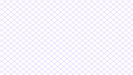 Fototapeta premium Diagonal purple checkered plaid in the white background 