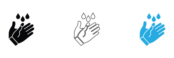 Promote wellness with this clean hands icon, symbolizing hygiene and safety essential for health awareness and preventing illness.
