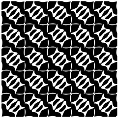  Abstract texture for fabric print, card, table cloth, furniture, banner, cover, invitation, decoration, wrapping. seamless repeating pattern.Black and white pattern.